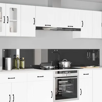 Immagine prodotto di Mobili Cucina alzatina 2 pezzi Grigio scuro 120 x 40 cm Vetro temperato - 4795409