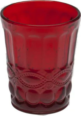 Produktbild von 6er Set Wasserglas SOLANGE, rot, 265 ml, mundgeblasen von TOGNANA