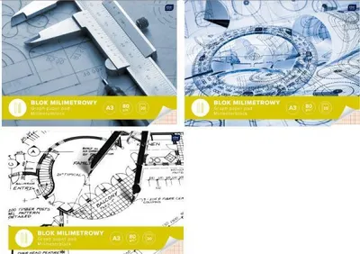 Produktbild von Interdruk Millimeterpapierblock A3 20 Blatt 80G