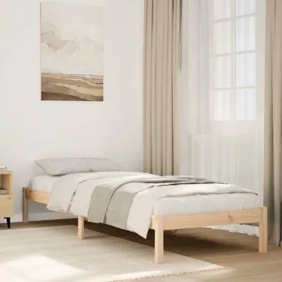 Produktbild von Maison Exclusive - Massivholzbett Extra Lang ohne Matratze 80x220 Kiefernholz