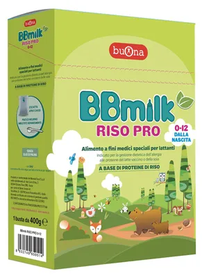 Productafbeelding van BBmilk RISO PRO, 400 g, Poeder, Hypoallergene babyvoeding