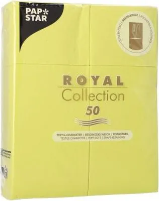 Produktbild von Servietten "ROYAL Collection" 40 cm x 30 cm limonengrün mit Besteckfalz