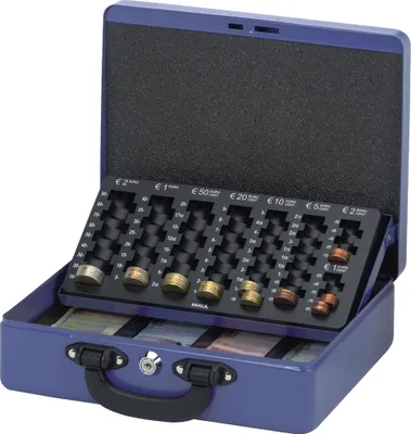 Immagine prodotto di MAUL cassetta per contanti in schiuma imbottita inserto per il conteggio 24,5 x 30 x 9,3 cm blu