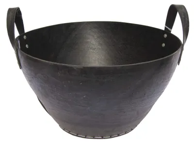 Obrázek produktu pro Košík z recyklovaných pneumatik, výška 34 cm, průměr 51 cm