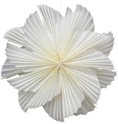 Only Natural – Papier-Lampenschirm – Weiß – 40 cm – Ansicht 1
