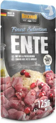 Obrázok produktu pre Belcando Finest Selection Ente - Kačacie ryža-brusnica 125 g