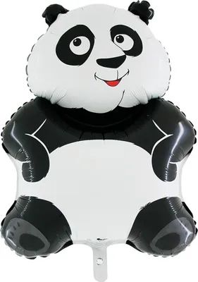 Image de Shape Folienballon "Panda" | 69 cm