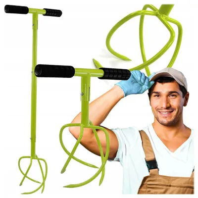 Produktbild von Handgrubber, Bodenlockerer, Garten-Unkrautvernichter, Obstbauern-Belüftungsgerät