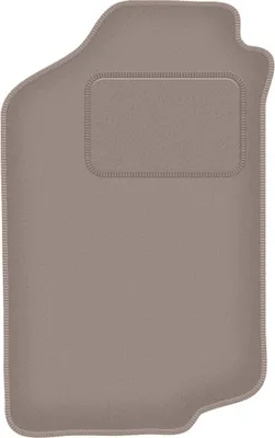 Produktbild von Fahrerfußmatte Velours beige passend für Volkswagen Golf II (1983-1992, Schrägheck) – mit Befestigungen – passgenau