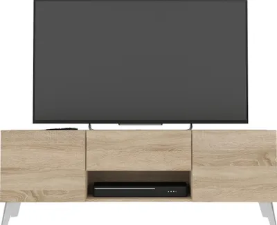 Obrázek produktu pro TV-Board >BRIGHTON 2< in Eiche Imitace - 140x46,5x34,5cm (BxHxT)