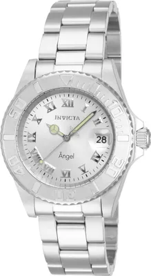 Obrázok produktu pre Invicta Angel 14320 Dámske Hodinky - Quartz Hnací Mechanizmus - Nerezová Oceľ so Strieborným Ciferníkom - 40 mm