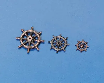Produktbild von Krick Ruderrad Metall brüniert 20 mm