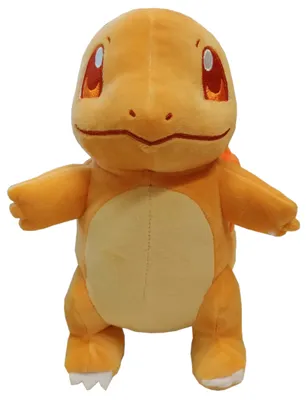 Image de Peluche Pokemon Monochrome (20cm) Pikachu Glumanda Schiggy Bisasam