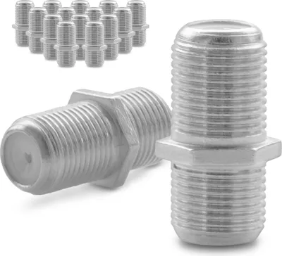 Produktbild von F-Verbinder Sat Buchse 16x Antennen Koaxialkabel Kabel Adapter Kupplung Koaxial