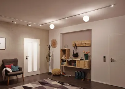 Obrázek produktu pro Paulmann 954.74, Bodové světlo na lištu, 1 žárovek, LED, 2700 K, 294 lm, Chrom, Bílá