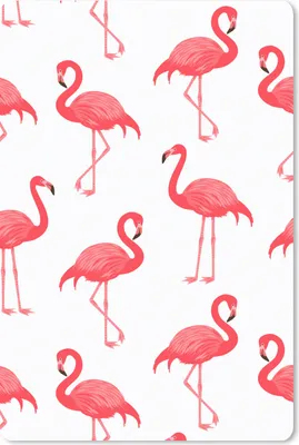 Produktbild von MuchoWow® Mauspad Mousepad Muster - Flamingo - Vogel 18x27 cm - Mousepads - Maus Mat - Pad - Mausunterlage