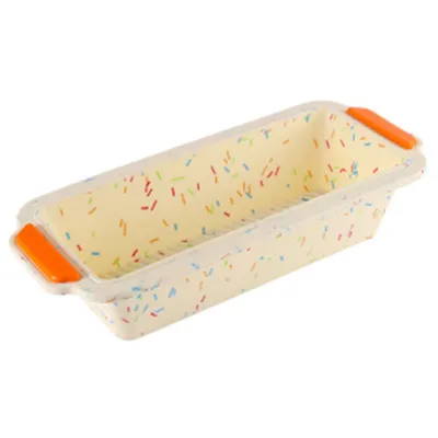 Produktbild von Kuchenform Silikon-Antihaft-Kuchenform – Laibpfanne Laibpfanne Rechteckige Pfanne 11,5 "x 5".