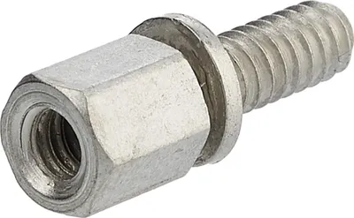 Productafbeelding van HARTING D-Sub schroefdraadbout met borgring, geschikt voor behuizingen van grootte 9-50, schroefdraadlengte 5,5 mm - 1 stuk