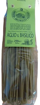 Produktbild von Morelli Linguine all` Aglio e Basilico/Knoblauch u. Basilkum 250 gr.