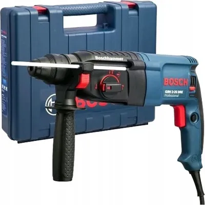 Zdjęcie produktu dla Bosch GBH 2-26 DRE Professional, SDS Plus, Czarny, Niebieski, Przeładowanie, 2,6 cm, 900 RPM, 2,7 J