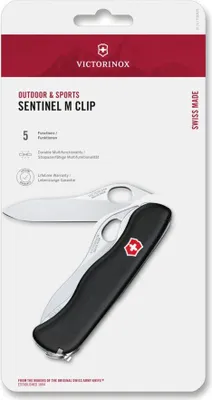 Produktbild von Sentinel M Clip, 111 mm, schwarz, Blister
