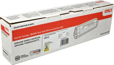 Produktbild von OKI Gelb - original - Tonerpatrone - für C813n