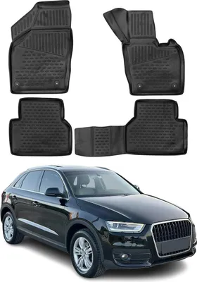 Immagine prodotto di 2011-2018 Audi Q3 8U RHD tappetini in gomma nera 4 pz