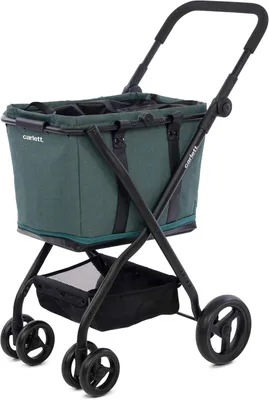 Produktbild von Carlett Einkaufstrolley mit 4 Rädern, faltbar, Tasche 50–75 L, höhenverstellbare