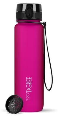 Image de Gourde 720°DGREE uberBottle softTouch avec filtre, rose fuchsia, 1 l