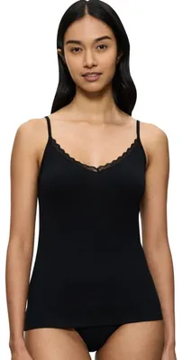 Immagine prodotto di T-shirt a spalline in cotone Triumph, colore nero