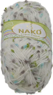 Image de Fil PARIS BEBE - 100g / 175 m - Blanc,Vert,Gris,Bleu