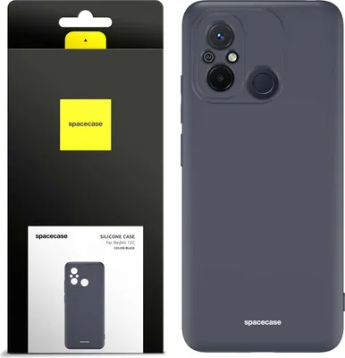 Immagine prodotto di Custodia in silicone SPACECASE Custodia in silicone per Xiaomi Mi 12C Nero