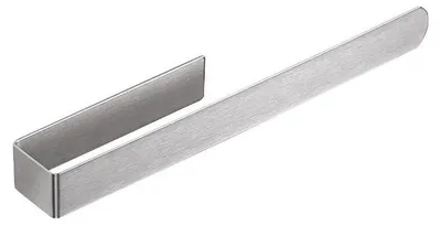 Image de Porte-serviettes pour salle de bain, adhésif, en acier inoxydable, 37 cm (sans perçage)