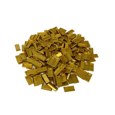 Zdjęcie produktu dla LEGO: goldbarren 1x2 metaliczne zloto