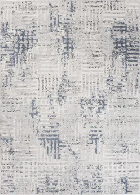 Obrázok produktu pre Krémovo-modrý Koberec Mazovia - Moderný, Abstraktný Koberec do Obývacej Izby, Spálne, Kancelárie - 200 x 300 cm