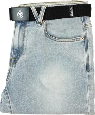 Produktbild von Streetwear Gürtel Keyph Schwarz 120cm Länge 4cm Breite mit Klappschnalle