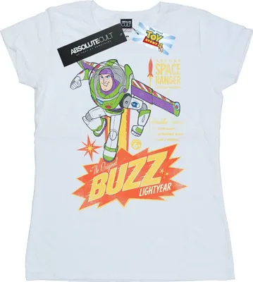 Produktbild von Disney - "Toy Story 4 The Original Lightyear" T-Shirt für Damen BI44363 (XXL) (Weiß)