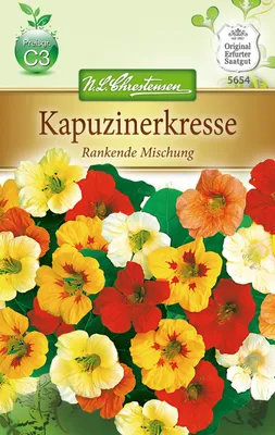 Produktbild von Kapuzinerkresse Rankend | Kapuzinerkressesamen von N.L. Chrestensen