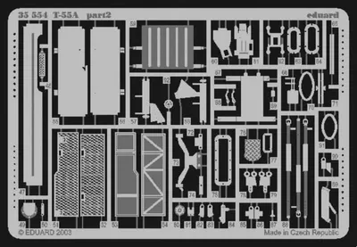Produktbild von Eduard Accessories Russischer Panzer T-55 Fotoätzsatz 3935554