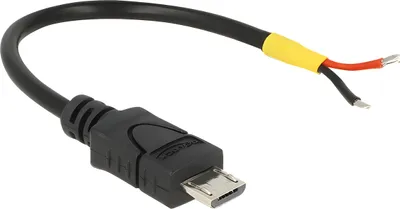 Zdjęcie produktu dla DeLOCK 85251, 0,1 m, Mini-USB B, USB 2.0, Męska/Męska, Czarny