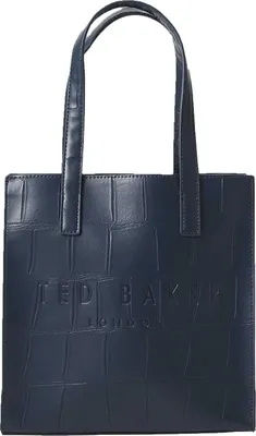 Produktbild von Ted Baker Handtasche Reptcon Croc Effect Icon Bag Navy dunkelblau