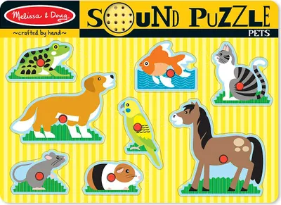 Obrázok produktu pre Melissa Puzzle Zwierzta Dwikowe 10730