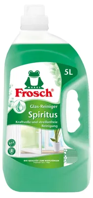 Produktbild von Frosch Spiritus Glas-Reiniger, Glasreiniger für streifenfreien Glanz, 1er Pack (