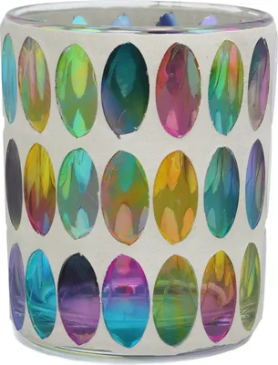 Produktbild von Mosaik-Teelichthalter,Glas-Kerzenhalter,Teelicht-Kerzenhalter,Votiv-Kerzenhalter,Glas-Kerzenhalter,Kerzenständer
