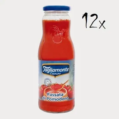 Produktbild von 12x Tagliamonte Passata Pomodoro Tomatenpaste Tomaten sauce Italienisch 680g