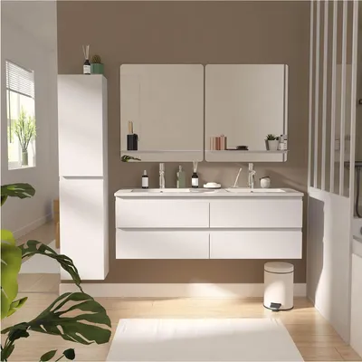 Immagine prodotto di Mobile doppio + specchio + rubinetto + colonna SORRENTO