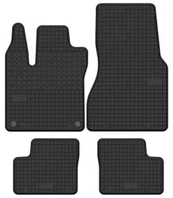 Produktbild von Gummimatten Fußmatten Schwarz für Renault Twingo III 2014- Set 4-tlg