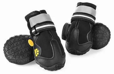 Produktbild von Hundeschuhe Pfotenschutz Hund - Wasserdicht - Rutschfest - Reflektierend - Größe 5 - 4 Stück