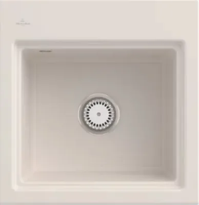 Produktbild von Villeroy & Boch Keramikspüle 335A01KR, Subway Style 50 S Einbauspüle - inkl.