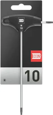 Produktbild von TORX® T-Griff Schraubendreher TX10, mit HybridTouch (INBUS® 70495)